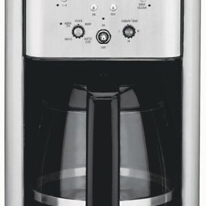 Cuisinart DCC-1200P1 Brew Central 12-Cup Programmable Coffeemaker Coffee Maker, Carafe, Brushed Chrome